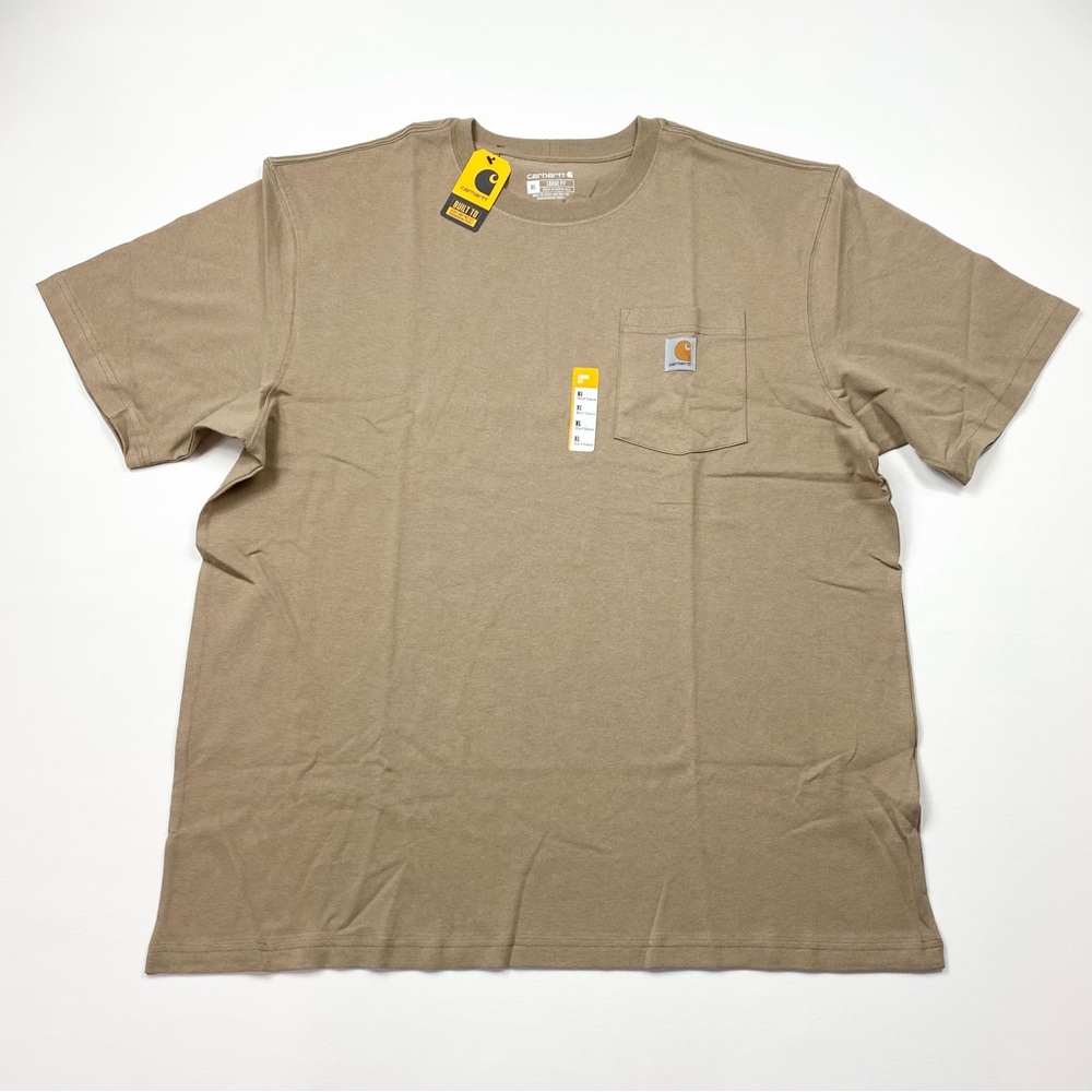 NEW! Men’s Carhartt Short Sleeve Heavyweight Pocket T-Shirt Size XL W/Tags